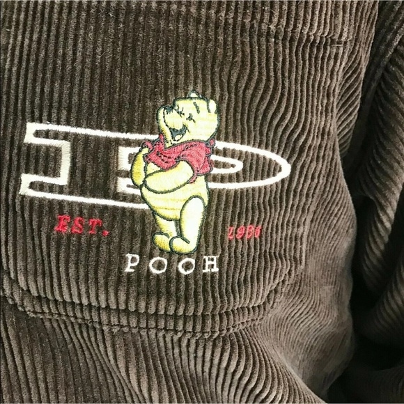 Disney Other - Disney Winnie the Pooh Corduroy Pullover Jacket